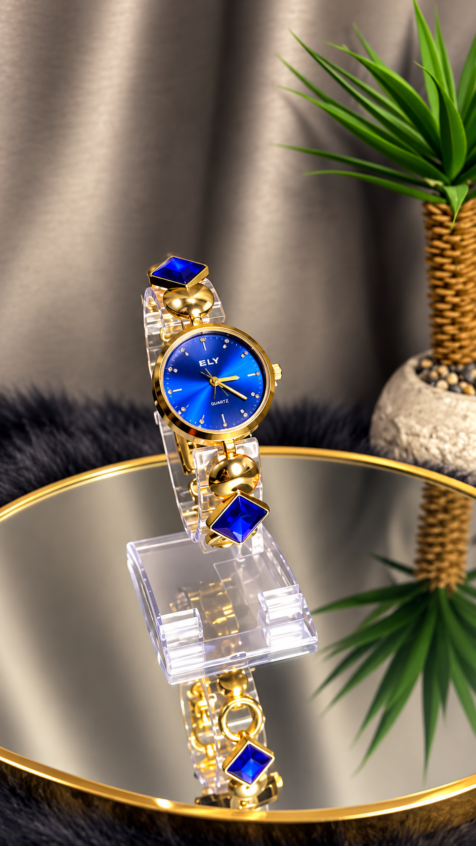 Ely ladies fashion quartz watche